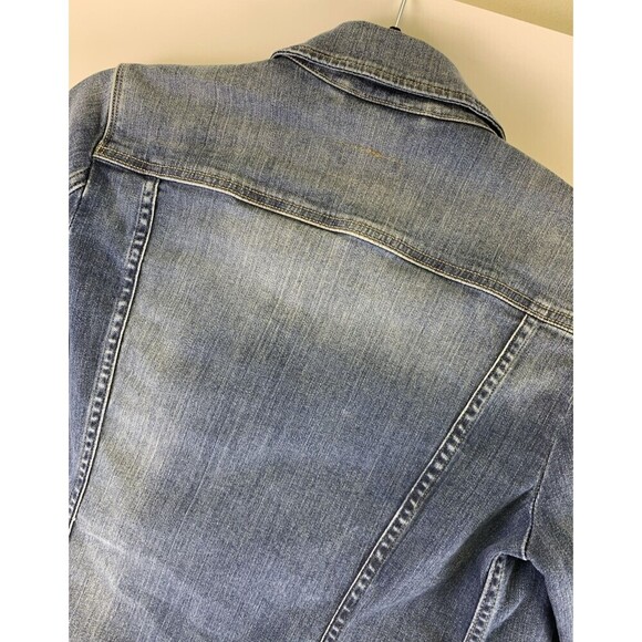 Levi Strauss Denim Trucker Jean Jacket Button Collared Cotton Womens Size Medium - Picture 10 of 16